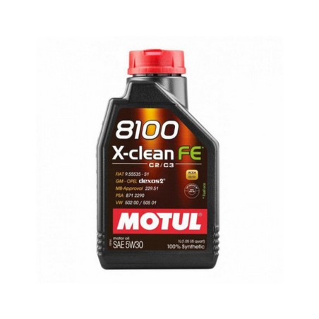 #0277 MOTUL-5W-30-8100X-clean-FE-1L